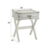 ACME Babs White Accent Table Model 82824