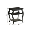 ACME Becci Black Accent Table Model 82826