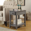 ACME Bertie Gray Accent Table Model 82838