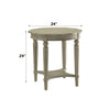 ACME Fordon Antique Slate End Table Model 82917