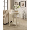 ACME Fordon Antique White End Table Model 82922