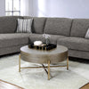 ACME Weyton Light Brown & Champagne Coffee Table Model 82955