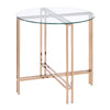 ACME Veises Champagne End Table Model 82997