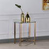 ACME Veises Champagne End Table Model 82997