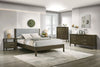 Modrest Carolina Modern Grey Fabric & Wenge Bedroom Set Model VGMA-BR-167-SET-WNG