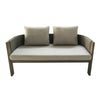 Renava Salvora Outdoor Beige Fabric & Grey Rope Sofa Set Model VGVK-WT275-SET-BGE