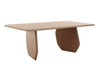 Modrest Prado Modern White Oak Dining Table Model VGOD-LZ-403DT
