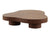 Modrest Larch Modern Walnut Free Form Coffee Table Model VGOD-LZ-339C-A
