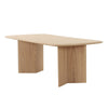 Modrest Masuda Modern Natural Ash Rectangular Dining Table Model VGOD-LZ-398DT