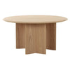 Modrest Masuda Modern Natural Ash Round Dining Table Model VGOD-LZ-398DT-R