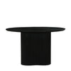 Modrest Myra Modern Black Wood Round Dining Table Model VGNR-NI90064-BLK
