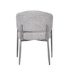Modrest Thomas Modern Grey Fabric & Pewter Dining Chair Model VGEU-MC-7632CH-A-GRY