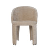 Modrest Sarkis Modern Beige Velvet Dining Chair Model VGEU-MC-7789CH-BGE
