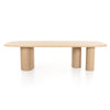 Modrest Summit Modern 118" Natural Ash Dining Table Model VGOD-LZ-342DT-B-NAT