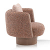 Divani Casa Raywood Modern Multicolered Boucle Fabric & Ash Accent Chair Model VGCS-LC-23096