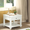 ACME Natesa White Washed End Table Model 83327