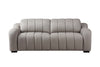 Divani Casa Paddy Modern Grey Leather Sofa With 2 Recliners Model VGMB-MB-R352-GRY
