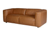 Divani Casa Atka Modern Brown Leather Sofa Model VGMB-MB-2361-BRN