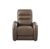 Divani Casa Huslia Modern Brown Leather Zero Gravity Recliner Chair Model VGMB-MB-R357-P3-BRN