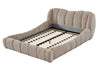 Modrest Janine Modern Tan Fabric Bed Model VGEV-A168-TAN