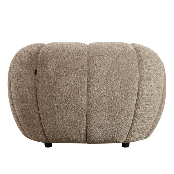 Divani Casa Suki Modern Tan Fabric Chair Model VGEV-23112-CHR-TAN