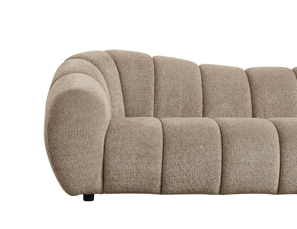 Divani Casa Suki Modern Tan Fabric Sofa Model VGEV-23112-SOFA-TAN