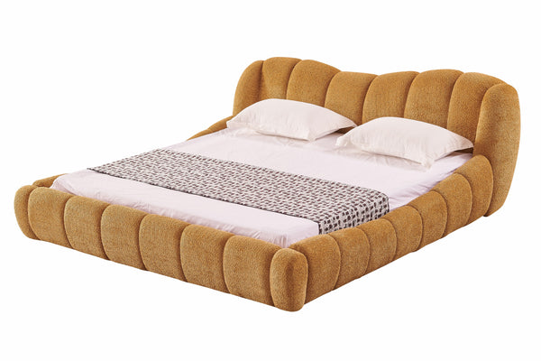 Modrest Janine Modern Camel Fabric Bed Model VGEV-A168-CML