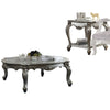 ACME Picardy Antique Platinum Coffee Table Model 83465