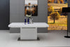 Zenith Modern White Extendable Dining Table Model VGGU841XT-WHT