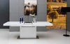 Zenith Modern White Extendable Dining Table Model VGGU841XT-WHT