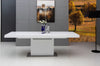 Zenith Modern White Extendable Dining Table Model VGGU841XT-WHT