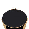 ACME Tanquin Gold & Black Glass Coffee Table Model 84490