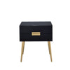 ACME Denvor Black & Gold End Table Model 84495