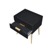 ACME Denvor Black & Gold End Table Model 84495