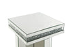 ACME Noralie Mirrored & Faux Diamonds End Table Model 84697