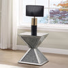ACME Noralie Mirrored & Faux Diamonds End Table Model 84902