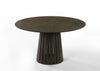 Modrest Weiss Mid Century Modern Wenge Round Dining Set Model VGMA-MIT-5346-RNDSET-WNG