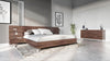 Nova Domus Brooklyn Italian Modern Walnut 4 Piece Bedroom Set Model VGACBROOKLYN-4PC-SET