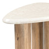 Marlin Modern Marble + Mango Wood Nesting Table Set
