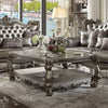 ACME Versailles Antique Platinum Coffee Table Model 86820