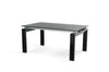 A&X Stratton Modern Black Extendable Dining Table Model VGUN8930