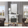 ACME Nysa Mirrored & Faux Crystals Fireplace Model 90204