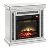 ACME Noralie Mirrored & Faux Diamonds Fireplace Model 90862