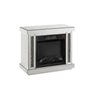 ACME Noralie LED Mirrored & Faux Diamonds Fireplace Model 90864
