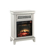 ACME Noralie Mirrored & Faux Diamonds Fireplace Model 90866
