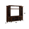 ACME Dita Walnut Entertainment Center Model 91105_KIT