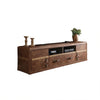 ACME Aberdeen Retro Brown Top Grain Leather TV Stand Model 91500