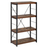 ACME Bob Weathered Oak & Black Bookshelf Model 92399