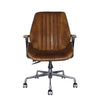 ACME Hamilton Coffee Top Grain Leather Swivel Office Chair Model 92412