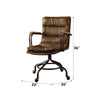 ACME Harith Vintage Whiskey Top Grain Leather Swivel Office Chair Model 92416